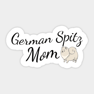 German Spitz Mom Sticker